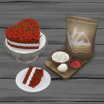Red Velvet Heart Cake