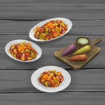 Roasted Rainbow Carrots