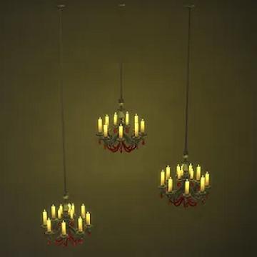 Loft Height Victorian Chandelier