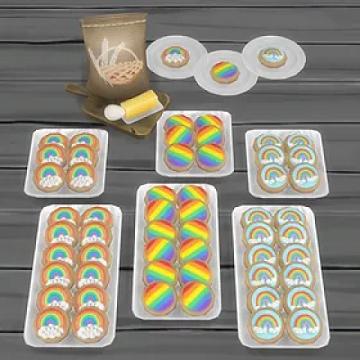 Rainbow Cookies