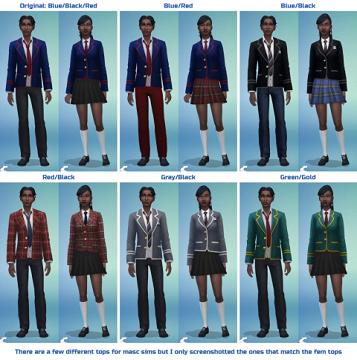 Outfits: School Colors & Better Outfits