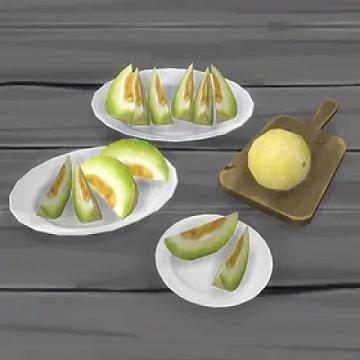 Sliced Honeydew Melon