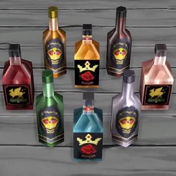 Klassic Juice Bottle Clutter