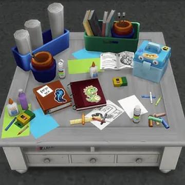 Parenthood Arts & Crafts Clutter