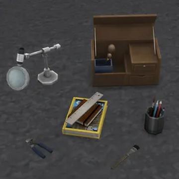 Archaeology Table Clutter