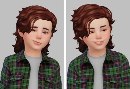 * elliot hair : a child conversion by loomellaa.