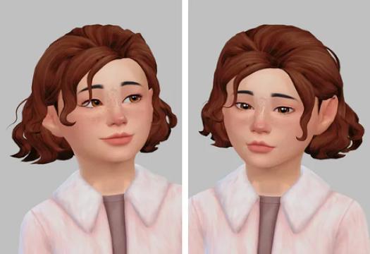 * nova hair : a child conversion by loomellaa.