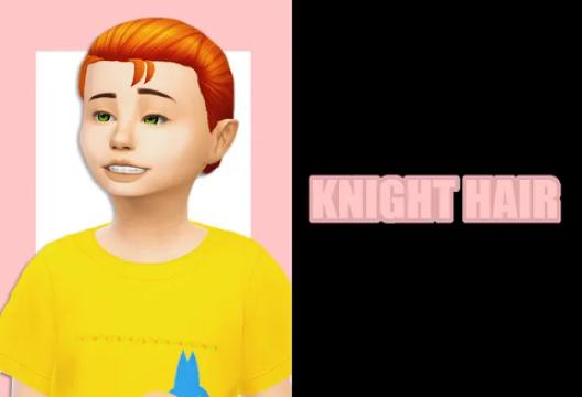 KNIGHT HAIR by shinysilversims