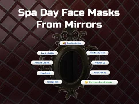 Spa Day Face Masks From Mirrors