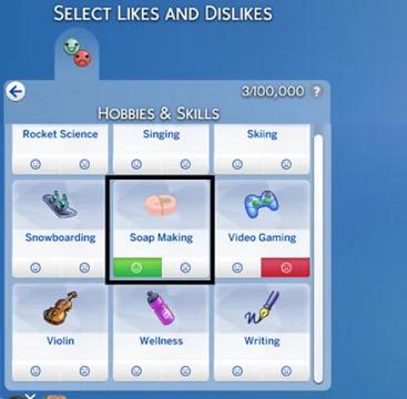 Cosmetics Crafting Preference