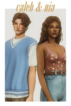 «caleb & nia» hairs