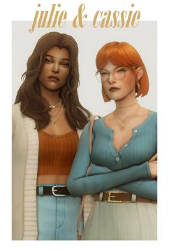 «julie & cassie» hairs