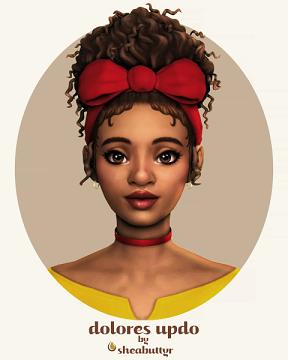 dolores updo