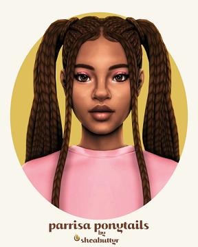 parrisa ponytails