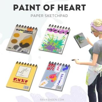 Paint Of Heart – Functional Paper Sketchpad