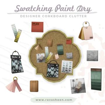 Swatching Paint Dry Design Clutter