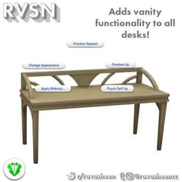 Add vanity function to all desks!