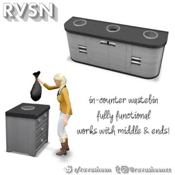 Counter-fit Waste Bin