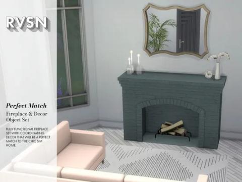 Perfect Match Fireplace & Decor