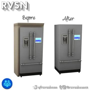 No Frame Modern Face Fridge