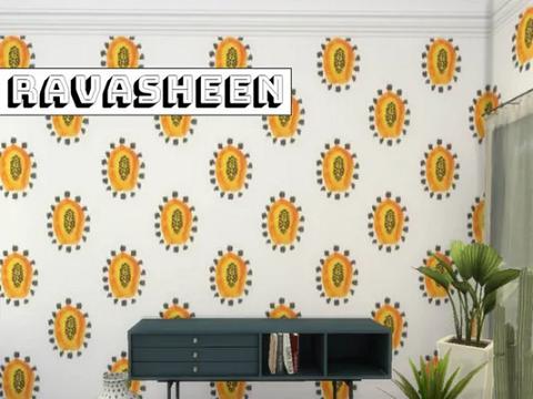 Vibrant Papaya Wallpaper