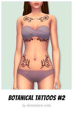 Botanical Tattoos #2 