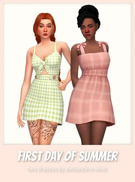 First Day of Summer - a set of two dresses