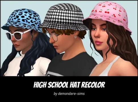 High School hat recolor