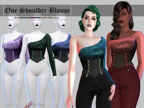 One Shoulder blouse