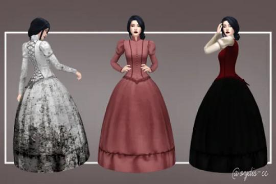 Esther Dress +  Addon Recolor in The Historian