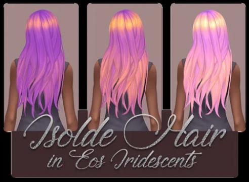 Isolde Hair in Eos Iridescents