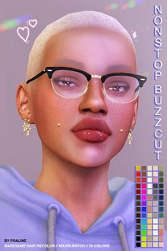 NONSTOP Buzzcut (BG MM Hair Recolor)