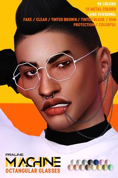 MACHINE Octangular Glasses