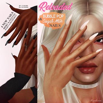 BUBBLE POP & SUGAR MILK Nails RELOADED