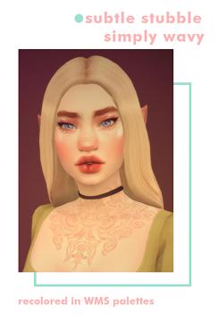 Subtle Stubble Simply Wavy Recolored