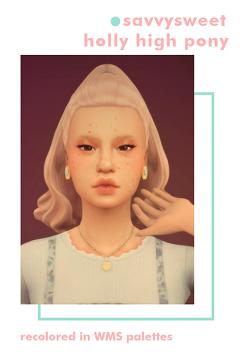 Savvysweet Holly High Pony Recolored