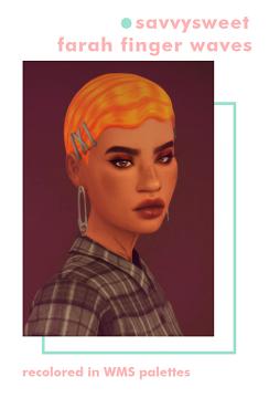 Savvysweet Farah Finger Waves Recolored