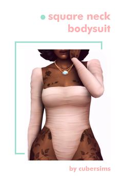 Square Neck Bodysuit