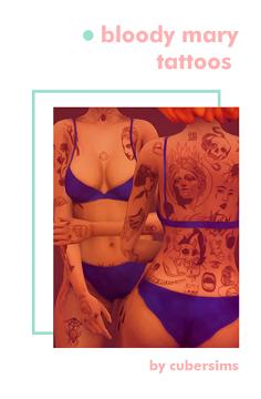 Bloody Mary Tattoos