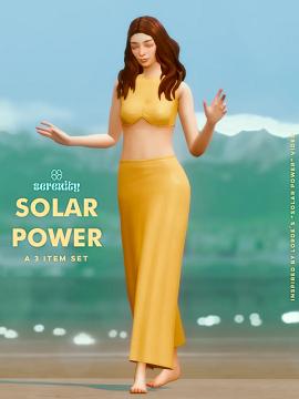 Solar Power: A 3 items set.