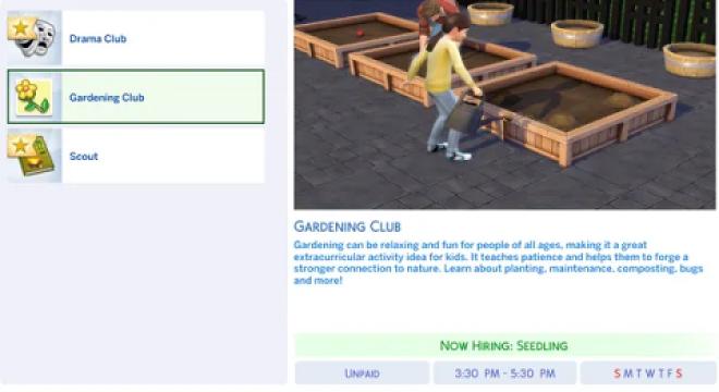 Gardening Club After School Activity (Children & Teens)