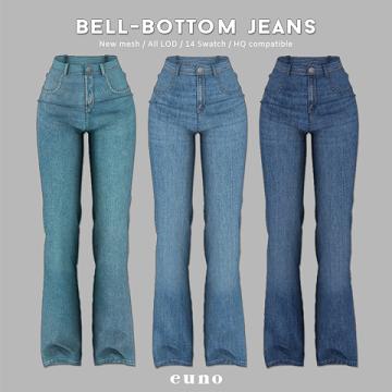bell-bottom jeans