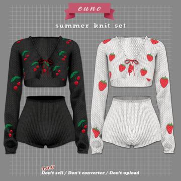 summer knit set