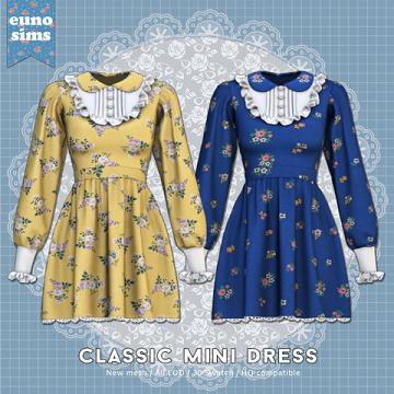 classic mini dress