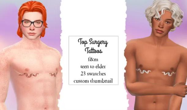 Top Surgery Tattoos 