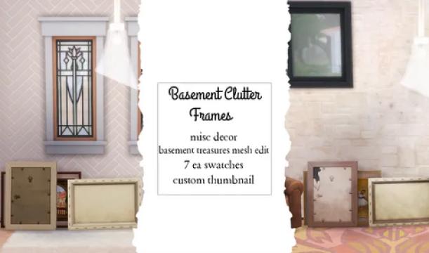 Basement Clutter Frames