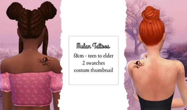 Advent Calendar, Day 20: Mulan Tattoos