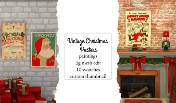 Vintage Christmas Posters