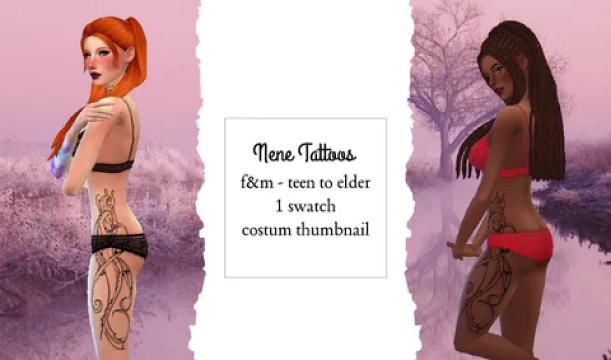 Advent Calendar, Day 19: Nene Tattoo