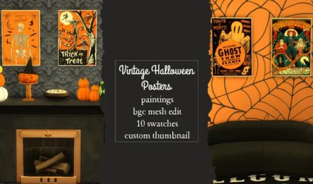 Vintage Halloween Posters